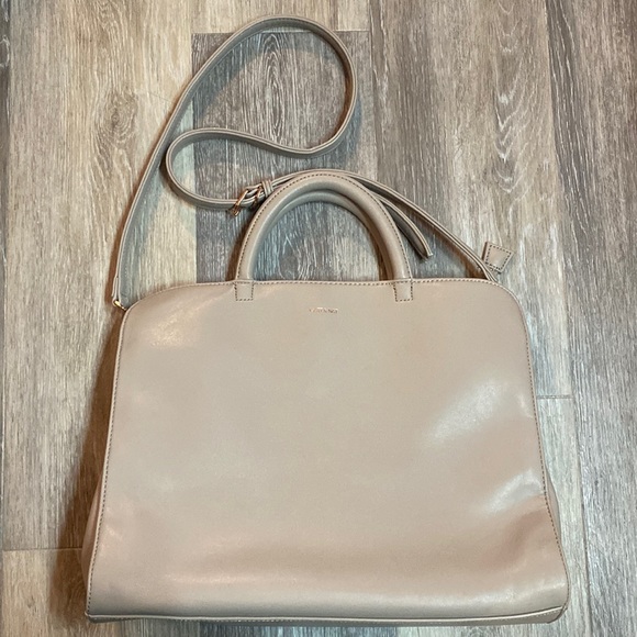 Matt & Nat Handbags - Matt & Nat Large Vegan Leather Tan Purse